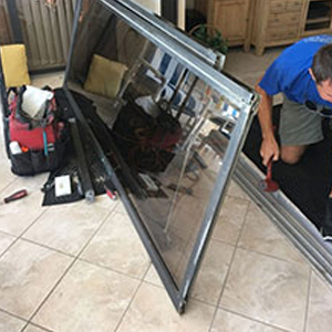 sliding glass door frame repair Dunedin